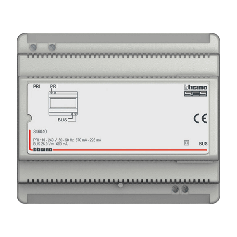 Legrand 346040 Netzgerät für Tür-/Videosprechanlage – 2-Draht, 230 V AC 0,6 A