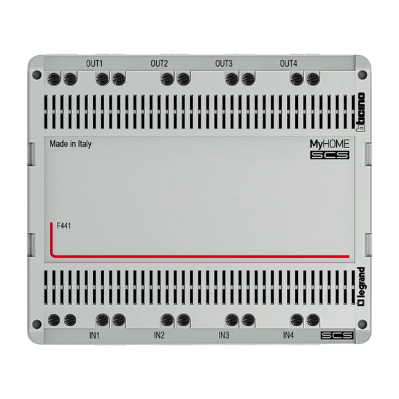 Legrand F441 REG Audio/Video Mixer – 4 Eingänge, 4 Ausgänge