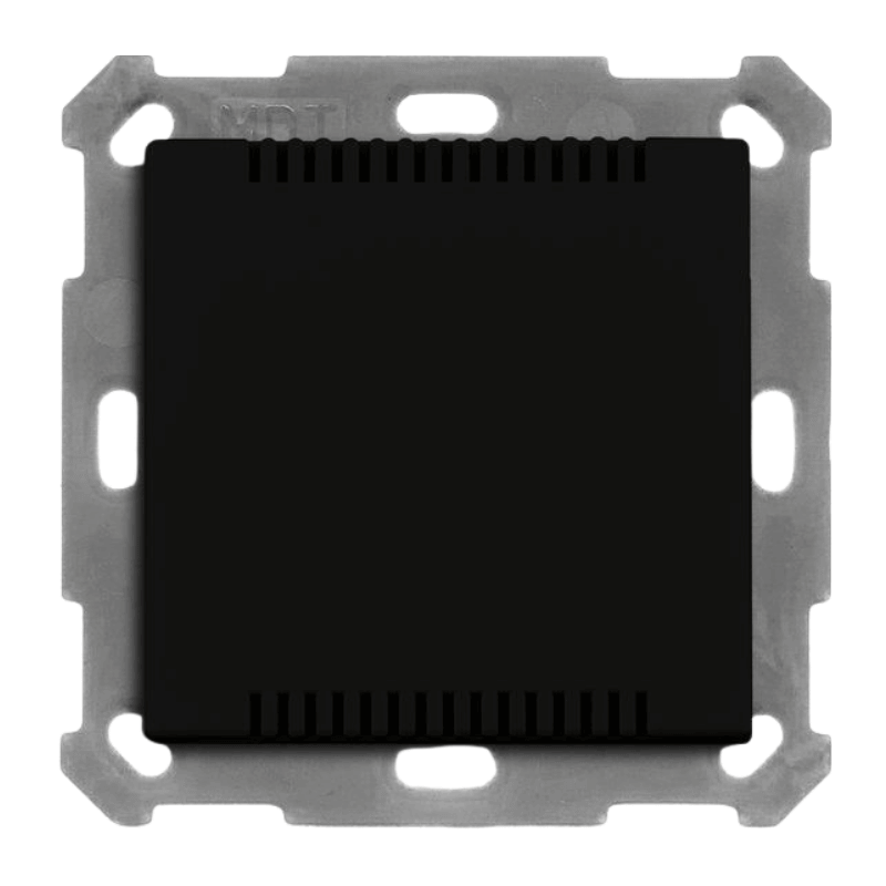 MDT KNX-Raumtemperaturregler SCN-RT1UP06.01 in schwarz matt für Schalterprogramme 55 zur Innenraumregelung