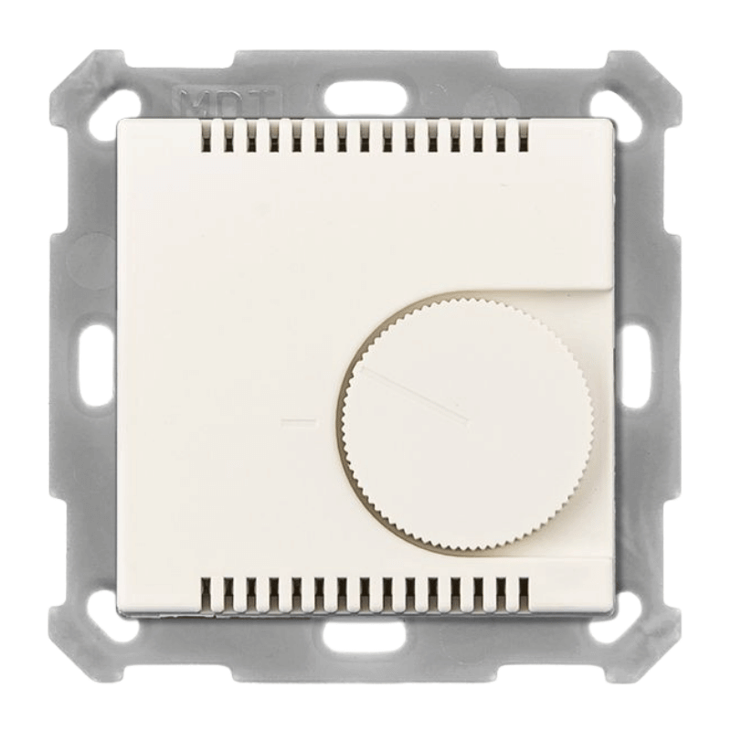 MDT KNX-Raumtemperaturregler SCN-RT1UPE.G1 55 UP mit Drehregler reinweiß glänzend