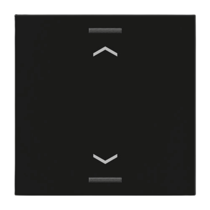 MDT Wippe BE-TAL55W106.A1 1-fach mit Pfeilsymbolen in schwarz matt für Tastsensor Light 55