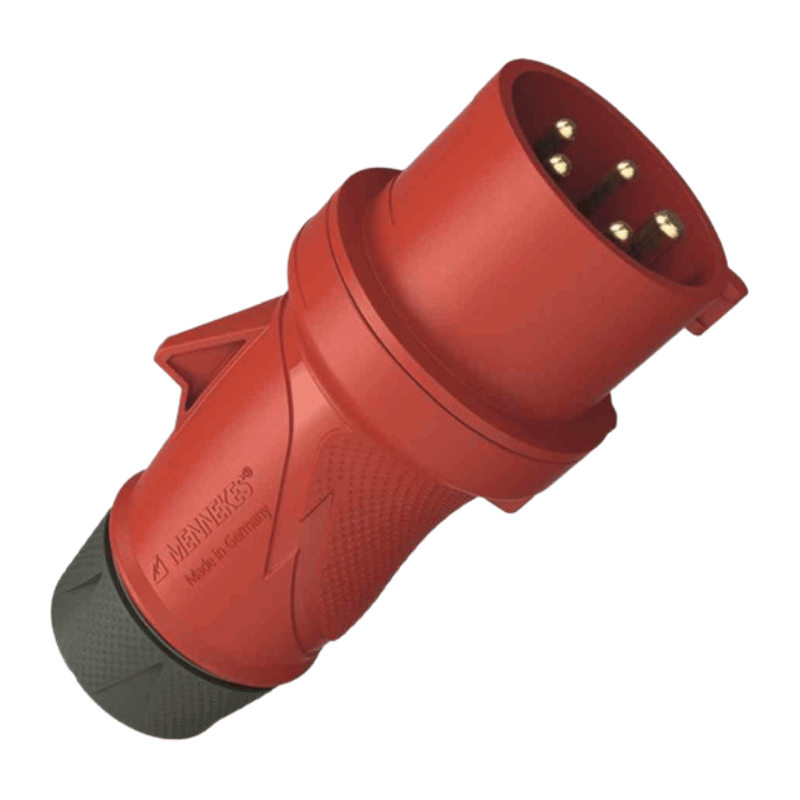 Mennekes 13510 Stecker – PowerTOP Xtra ErgoCONTACT, 16 A, 5-polig, 400 V, IP54