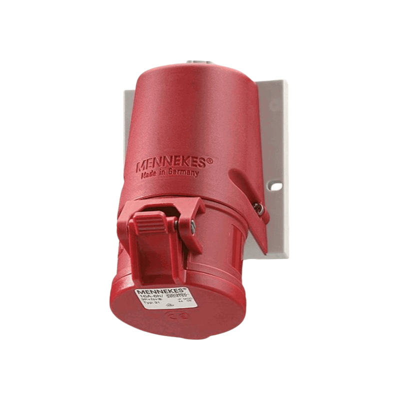 Mennekes 31 CEE-Wandsteckdose – TwinCONTACT, 16 A, 5p, 6h, 400 V, IP44