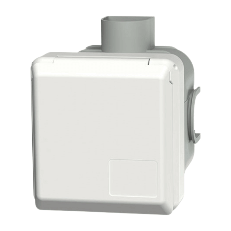 Mennekes 4244 Cepex-Unterputzsteckdose – 16 A, 5-polig, 400 V, IP44, reinweiß