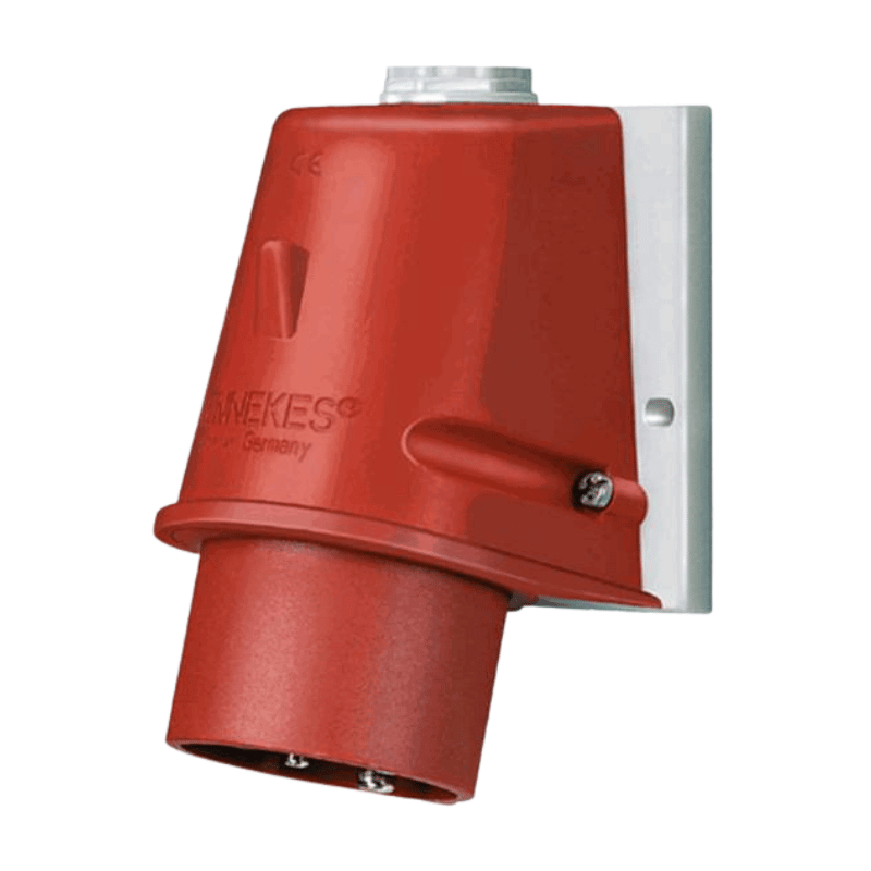 Mennekes 804 Wandgerätestecker – innen/außen, 32 A, 5-polig, 400 V, IP44
