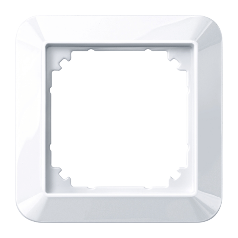 Merten 389125 Rahmen 1-M – 1-fach, aktivweiß glänzend