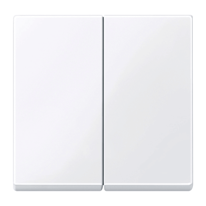 Merten 432525 Wippe – System M, 2-fach, aktivweiß glänzend