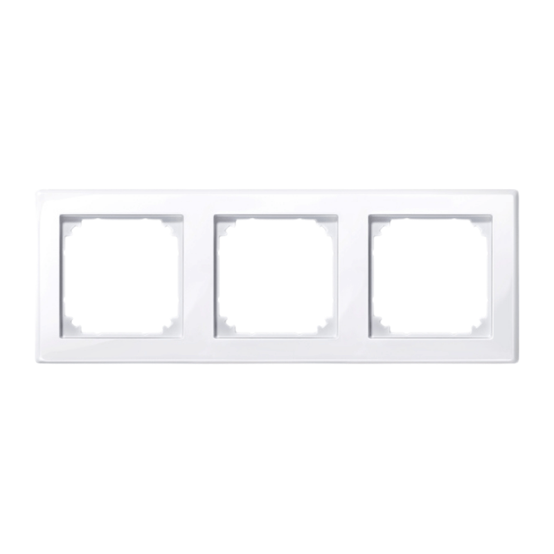 Merten 478325 Rahmen – M-Smart, 3-fach, aktivweiß glänzend