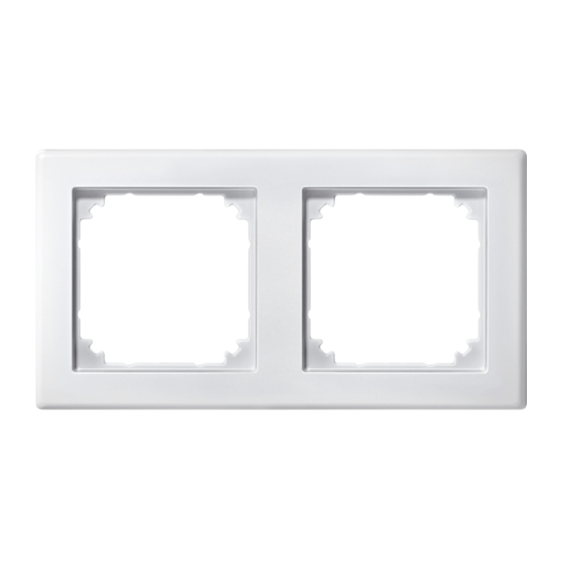 Merten 484219 Rahmen – M-Smart, 2-fach, polarweiß matt