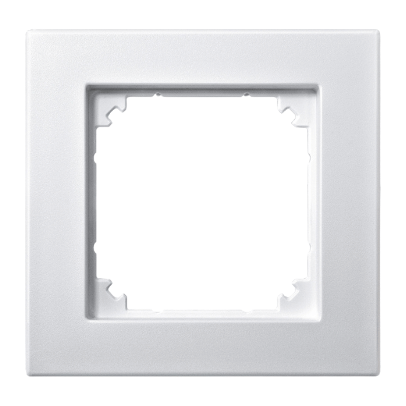 Merten 486119 Rahmen – M-Plan, 1-fach, polarweiß matt