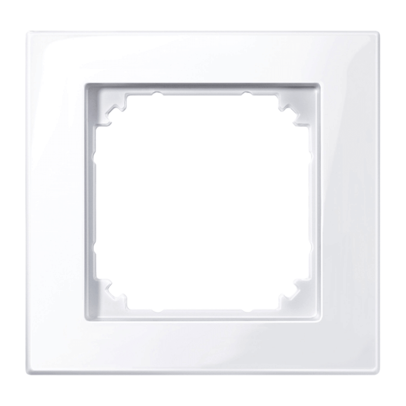 Merten 515125 Rahmen – M-Plan, 1-fach, aktivweiß glänzend