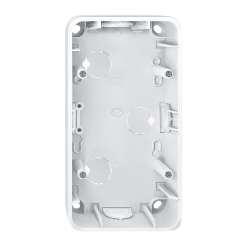 Merten 519219 Aufputzgehäuse – 1-M, 2-fach, polarweiß glänzend