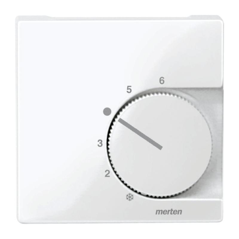 Merten 534719 RTR-Abdeckung – System M, Standard, polarweiß glänzend