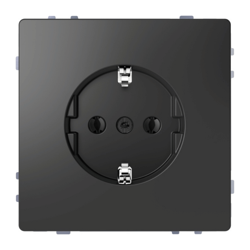 Merten MEG2301-6034 SCHUKO-Steckdose – System Design, anthrazit
