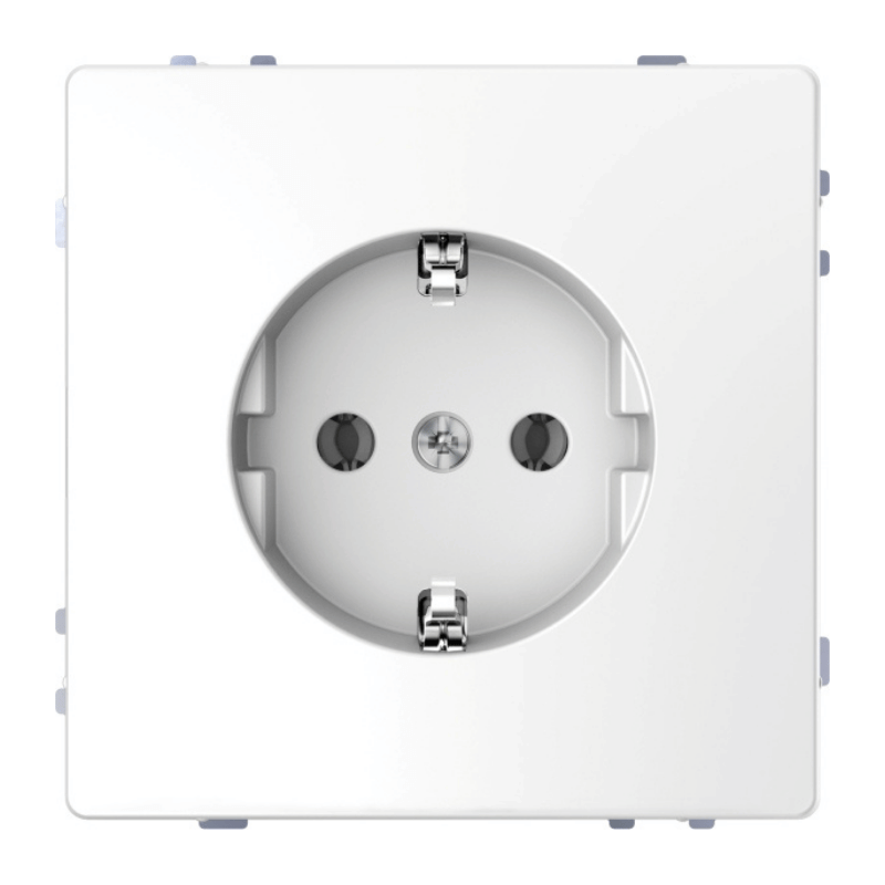 Merten MEG2301-6035 Schuko-Steckdose – System Design, lotosweiß