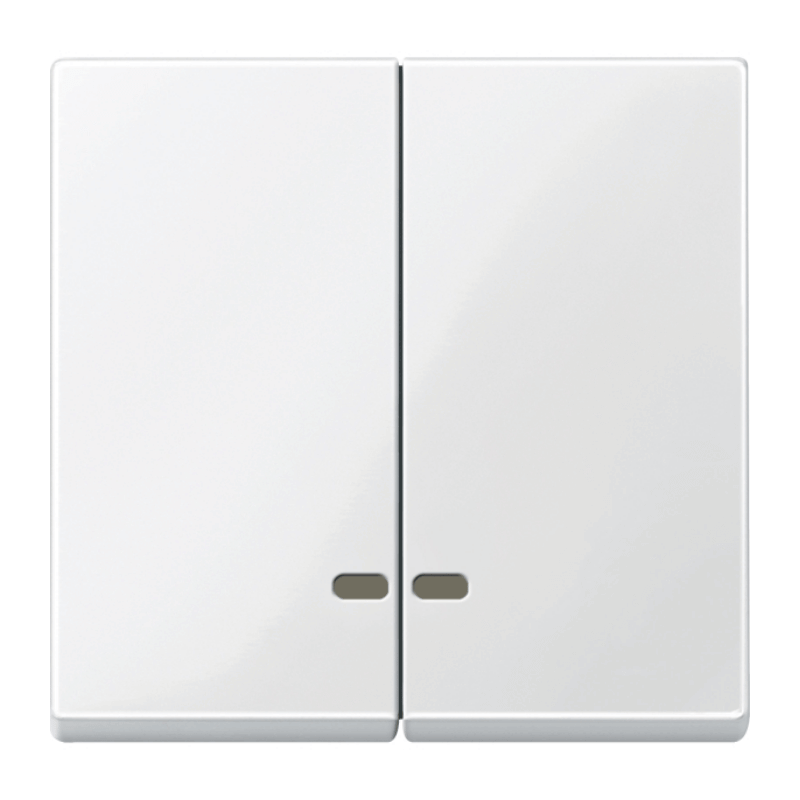 Merten MEG3420-0319 Kontrollwippe – System M, 2-fach, polarweiß glänzend