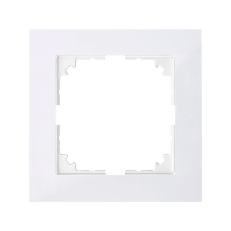 Merten MEG4010-3619 Rahmen – M-Pure, 1-fach, polarweiß