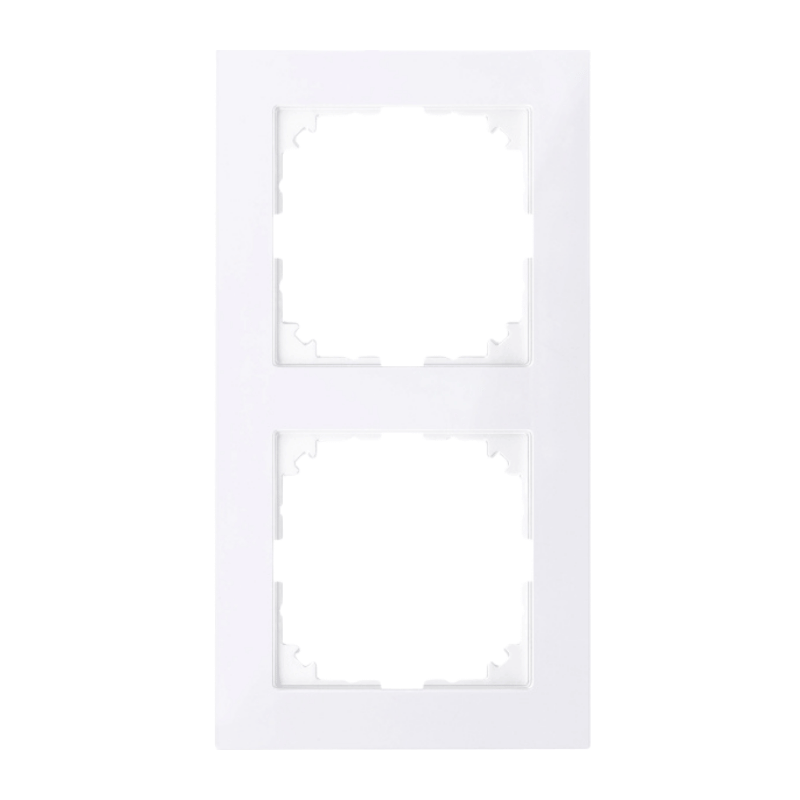 Merten MEG4020-3625 Rahmen – M-Pure, 2-fach, aktivweiß