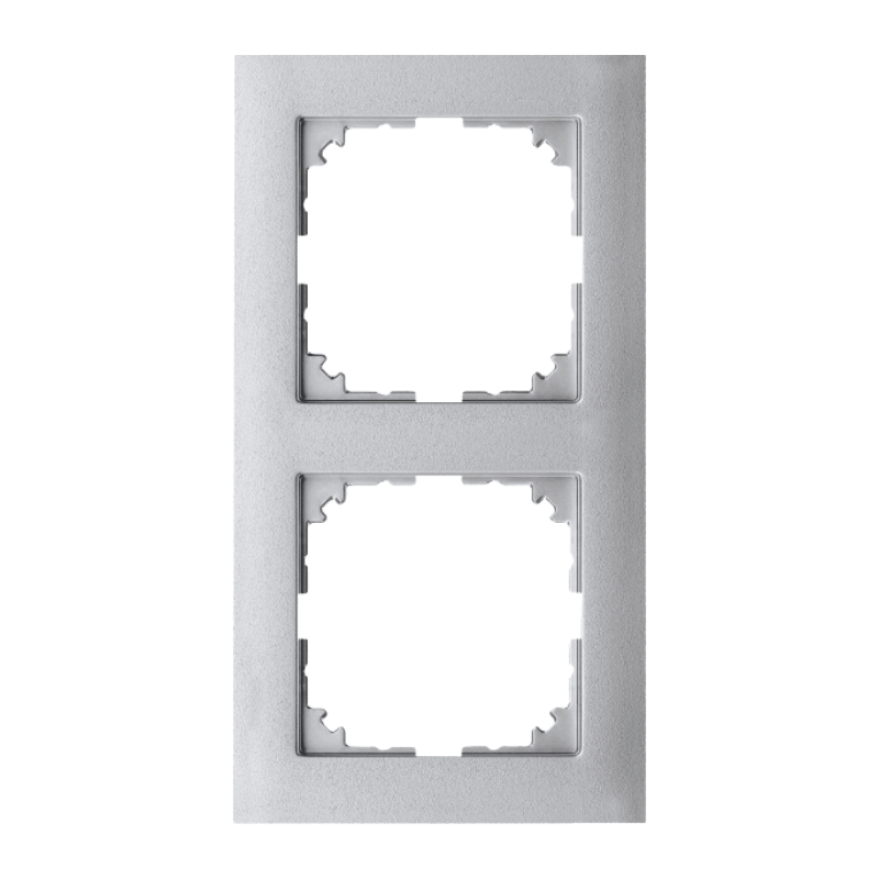 Merten MEG4020-3660 Rahmen – M-Pure, 2-fach, aluminium