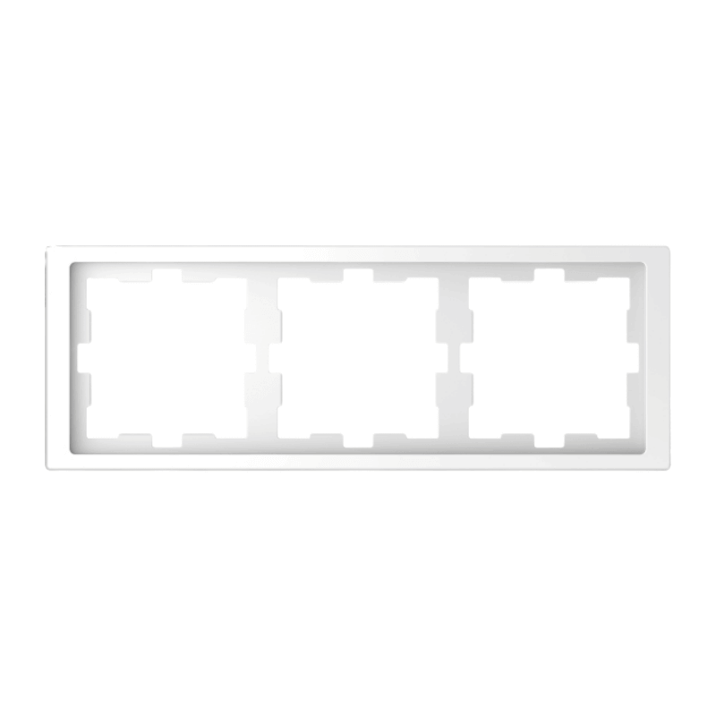 Merten MEG4030-6535 Rahmen – D-Life, 3-fach, lotosweiß