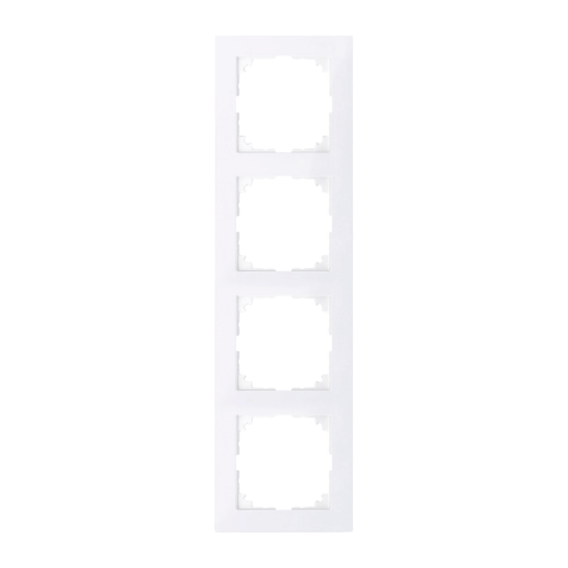 Merten MEG4040-3625 Rahmen – M-Pure, 4-fach, aktivweiß