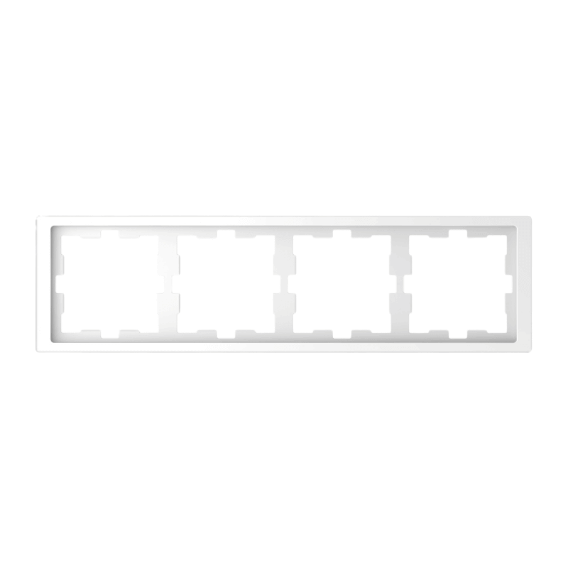Merten MEG4040-6535 Rahmen – D-Life, 4-fach, lotosweiß