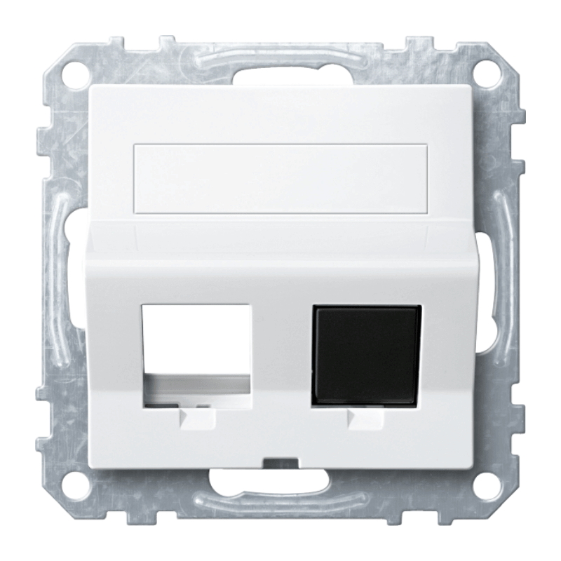 Merten MEG4568-0319 Schrägauslass – System M, polarweiß glänzend