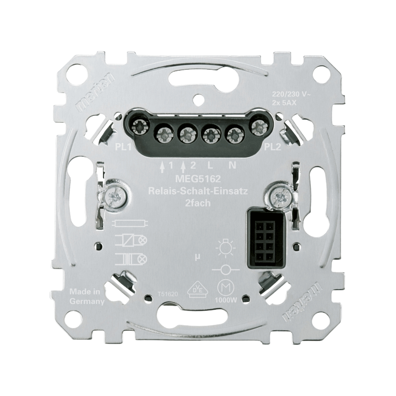 Merten MEG5162-0000 Relaiseinsatz – PlusLink, 2-fach