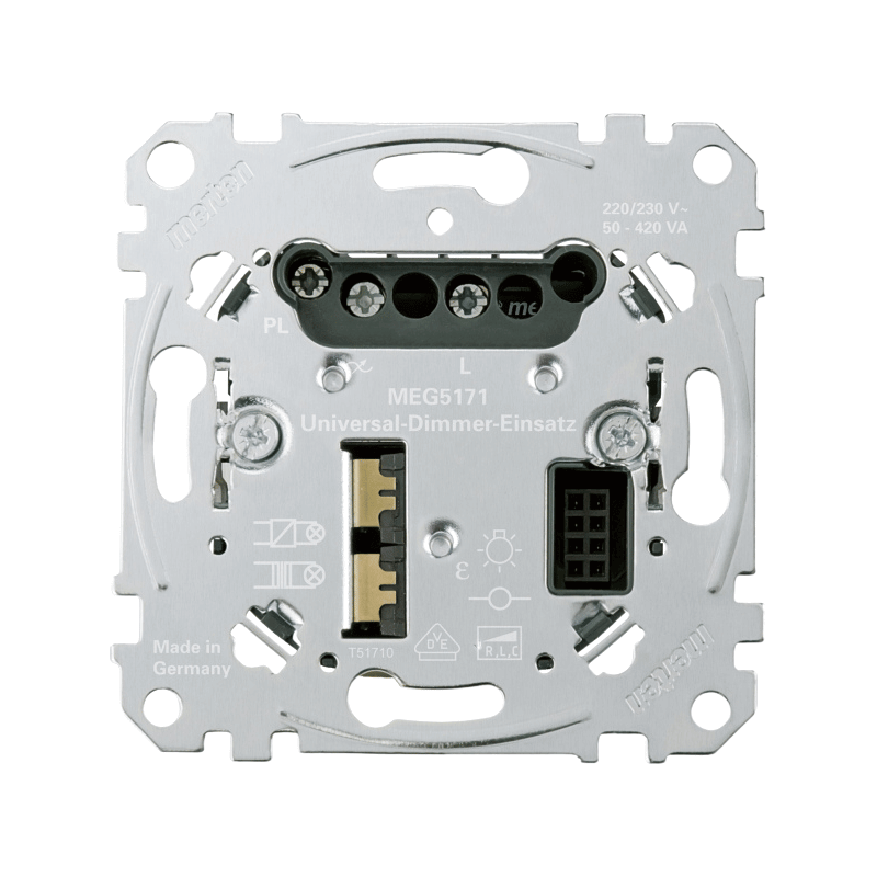 Merten MEG5171-0000 Universal-Dimmer-Einsatz – PlusLink, 1-fach, RLC
