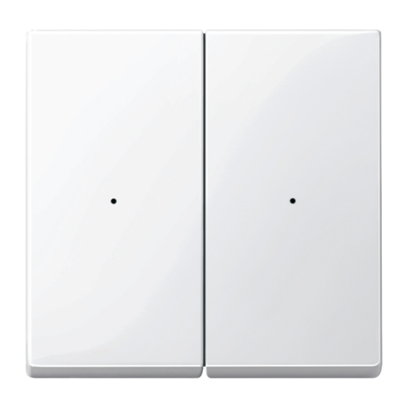 Merten MEG5220-0319 Wippe – für Taster-Modul PlusLink, System M, 2-fach, polarweiß glänzend