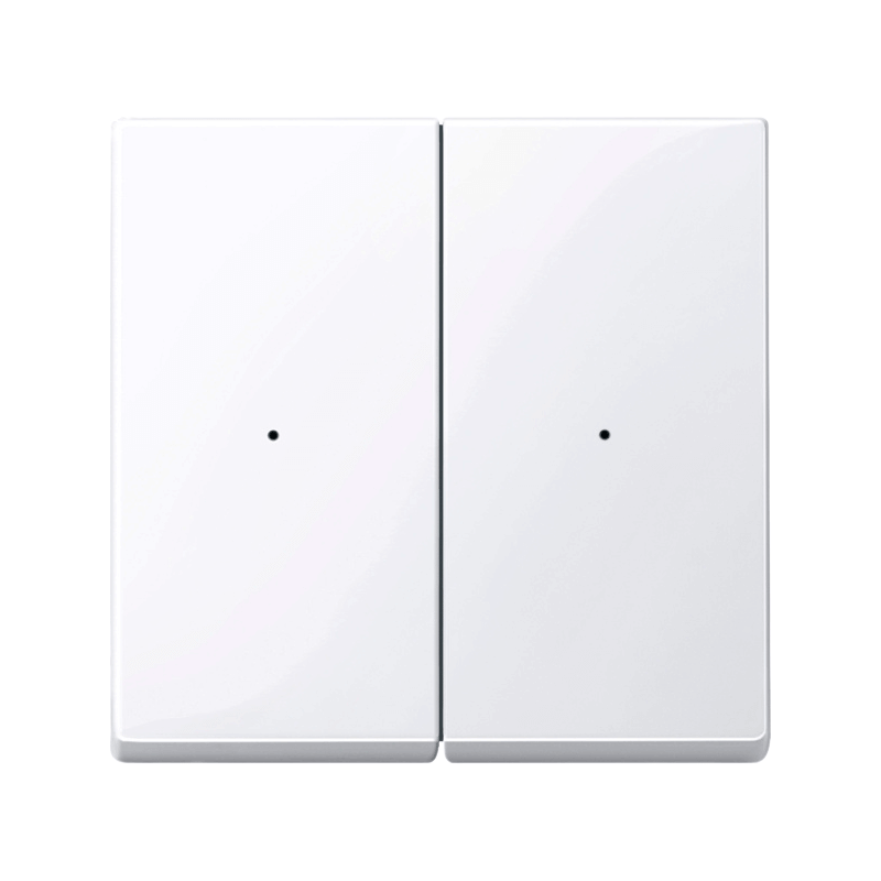 Merten MEG5220-0325 Wippe – für Taster-Modul PlusLink, System M, 2-fach, aktivweiß glänzend