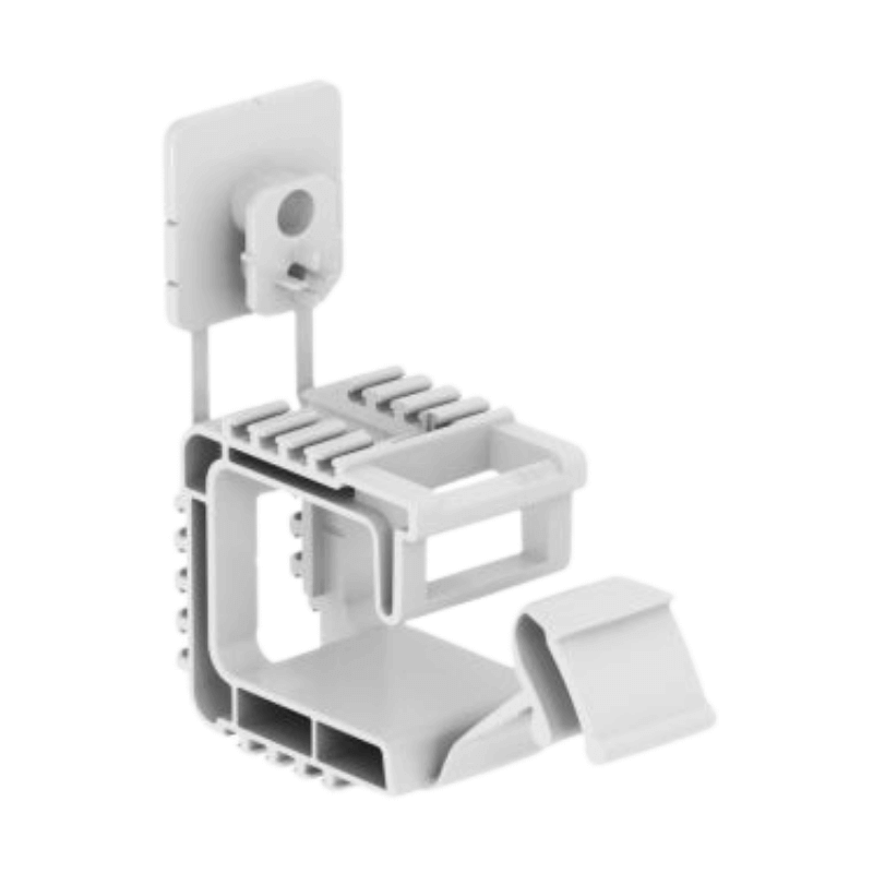 OBO Bettermann 2205380 Sammelhalterung – Grip, Kunststoff, für 10 Kabel