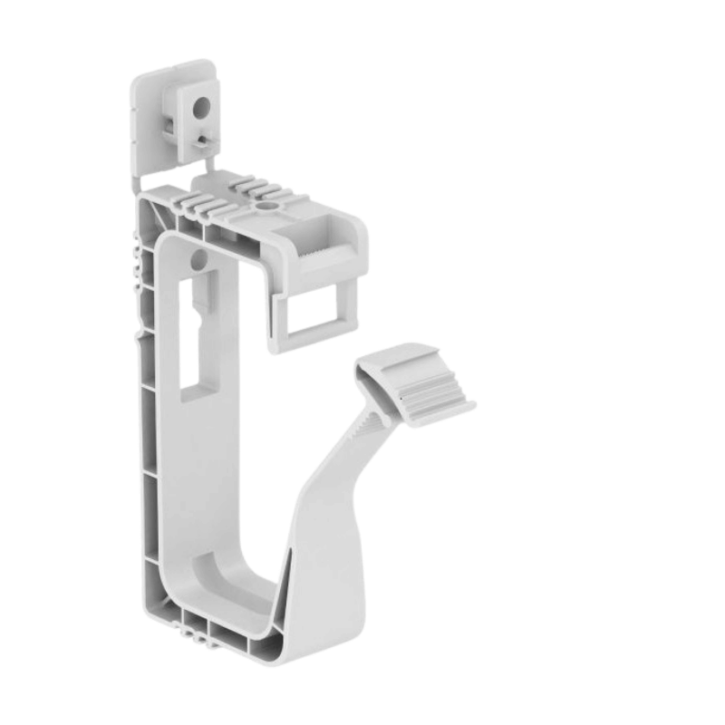 OBO Bettermann 2205416 Sammelhalterung – GRIP 40, Halter, PVC, lichtgrau, 25 Stück