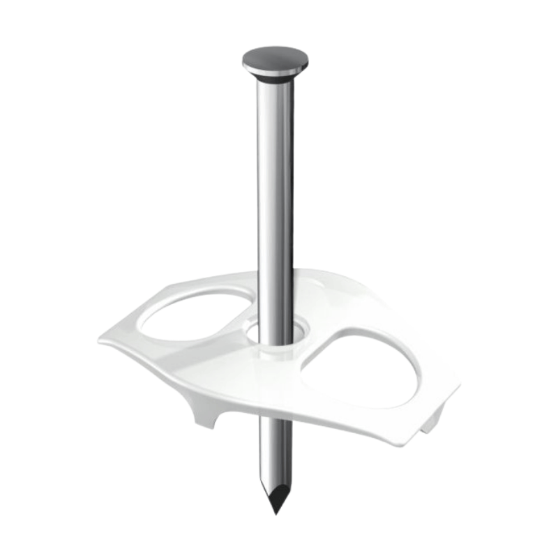 OBO Bettermann 2222833 Nagel-Fix mit Nagel – 3×40 mm, 100 Stück