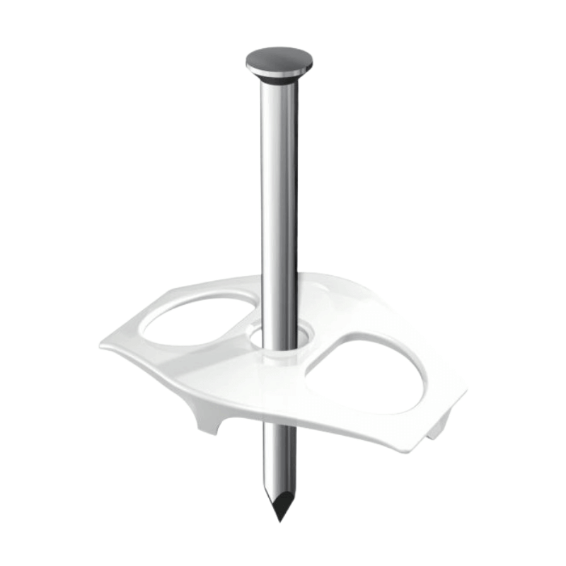 OBO Bettermann 2222833 Nagel-Fix mit Nagel – 3×40 mm, 100 Stück