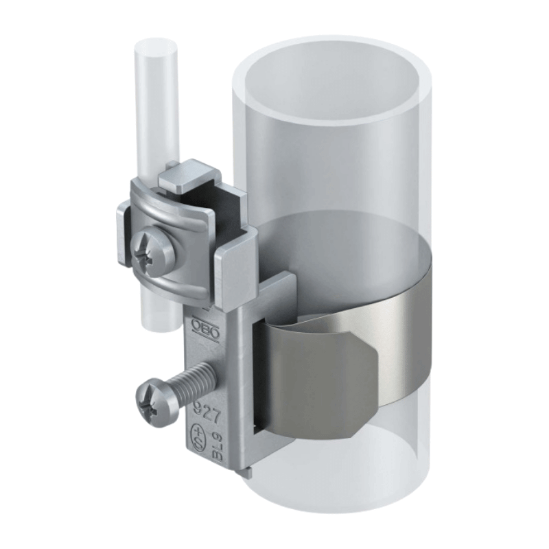 OBO Bettermann 5057523 Banderdungsschelle – VA, Ø17,2-114, 10 Stück