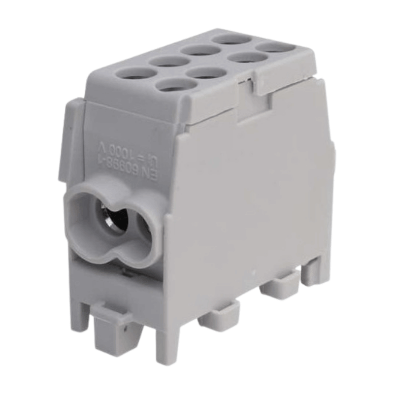 Pollmann HLAK25-1/2M2 Abzweigklemme – grau, 9 Stück