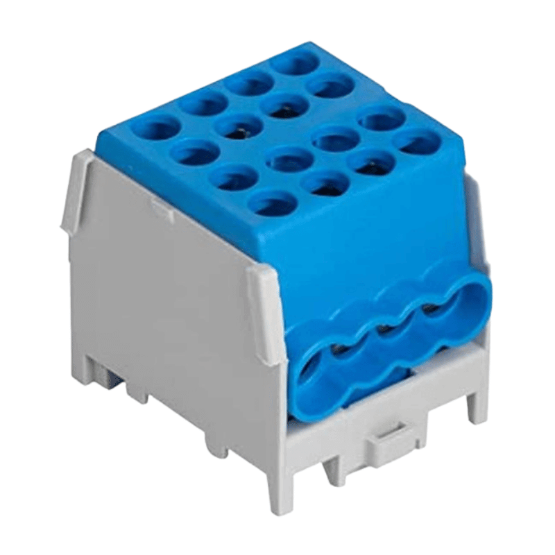 Pollmann HLAK25-1/6M2 Hauptleitungsabzweigklemme – 1-polig, H-Leitung, 25 mm², blau
