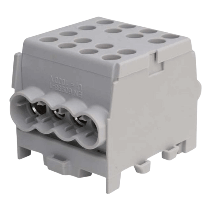 Pollmann HLAK35-1/6M2 Hauptleitungsabzweigklemme – grau, 2 Stück