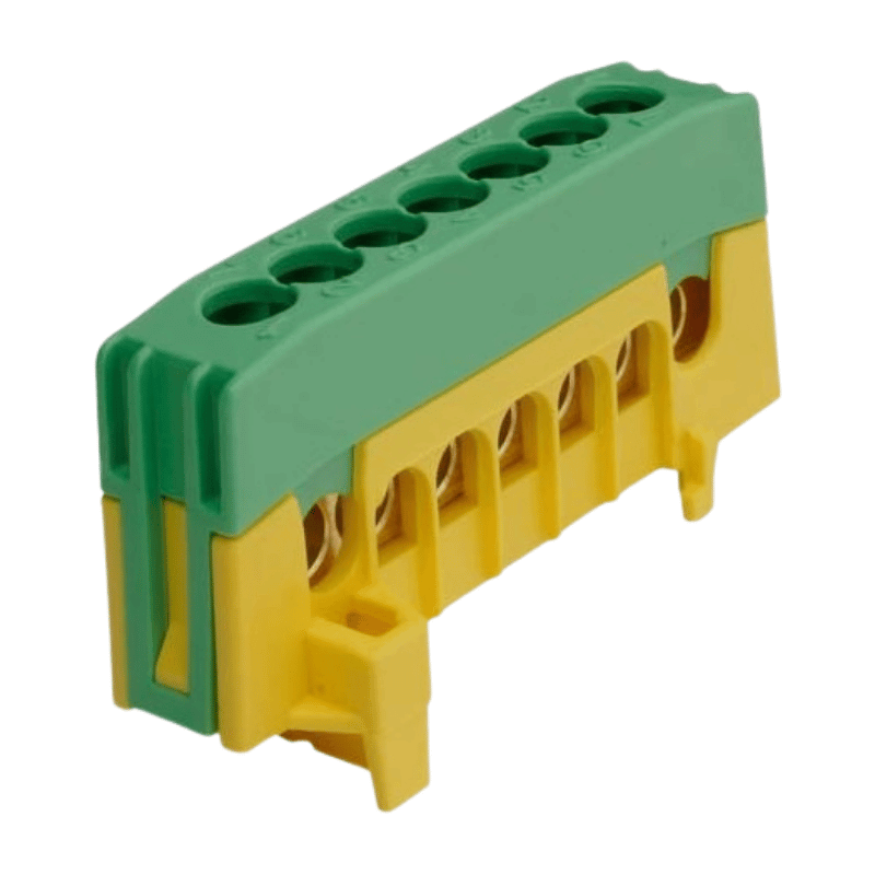 Pollmann PE7-F2 Schutzleiterklemme – grün