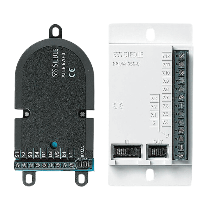 Siedle ATLE 670-0 Access Einbaulautsprecher – Bus-Ruftastenmatrix, schwarz