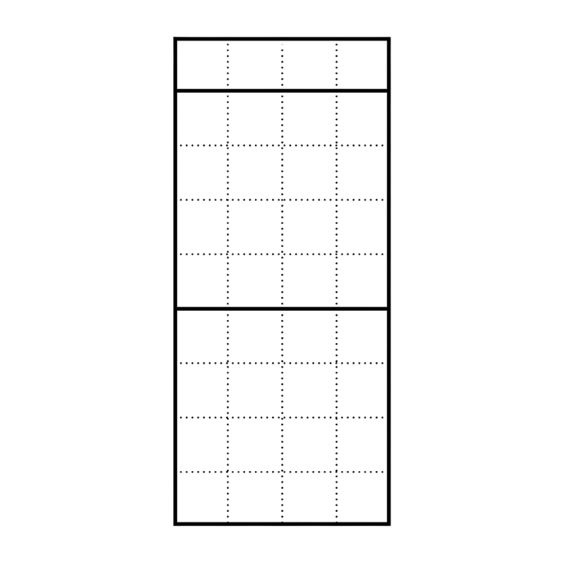 Siedle Briefkasten-Modul BGA 611-4/9-0 – AP, 4 Modulplätze, 2 Briefkästen, weiß