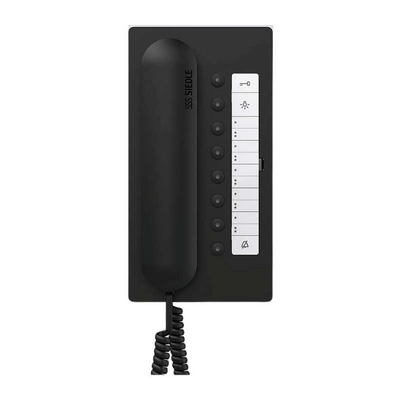 Siedle BTC 850-02 S Bus-Telefon – In-Home-Bus, Comfort, schwarz