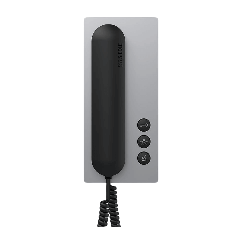 Siedle Bus-Telefon BTS 850-02 A/S – Standard, In-Home-Bus, aluminium/schwarz
