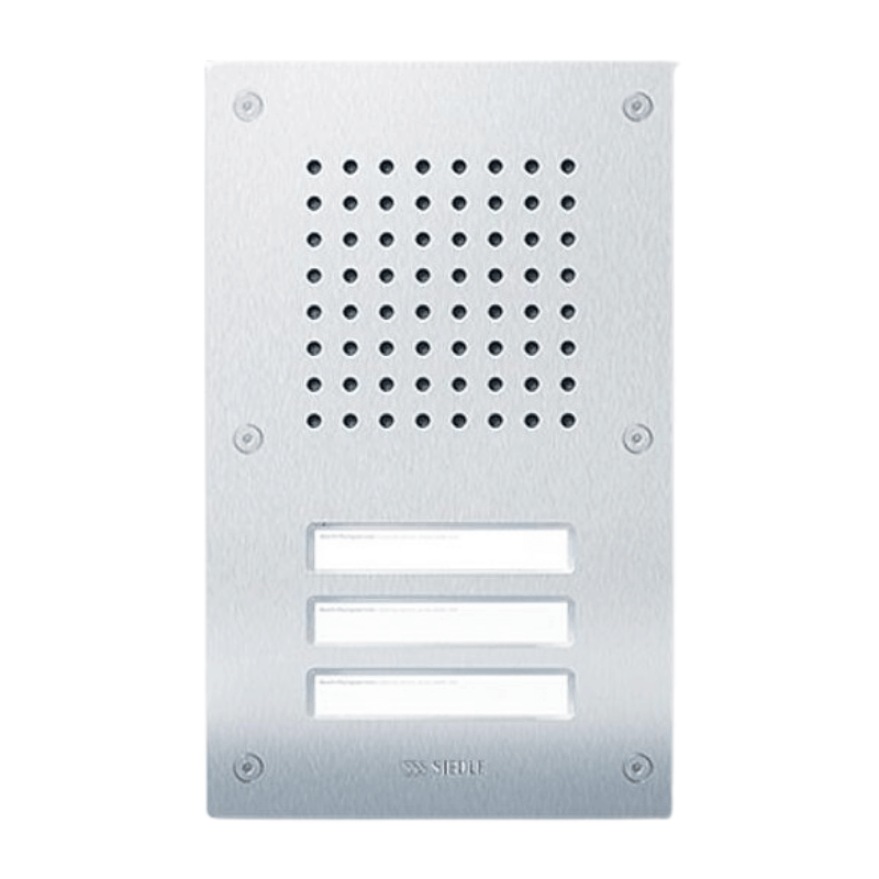 SIEDLE Türstation Audio CL 111-3 R-02 – Classic, 3 Ruftasten, 6+n-System, edelstahl gebürstet