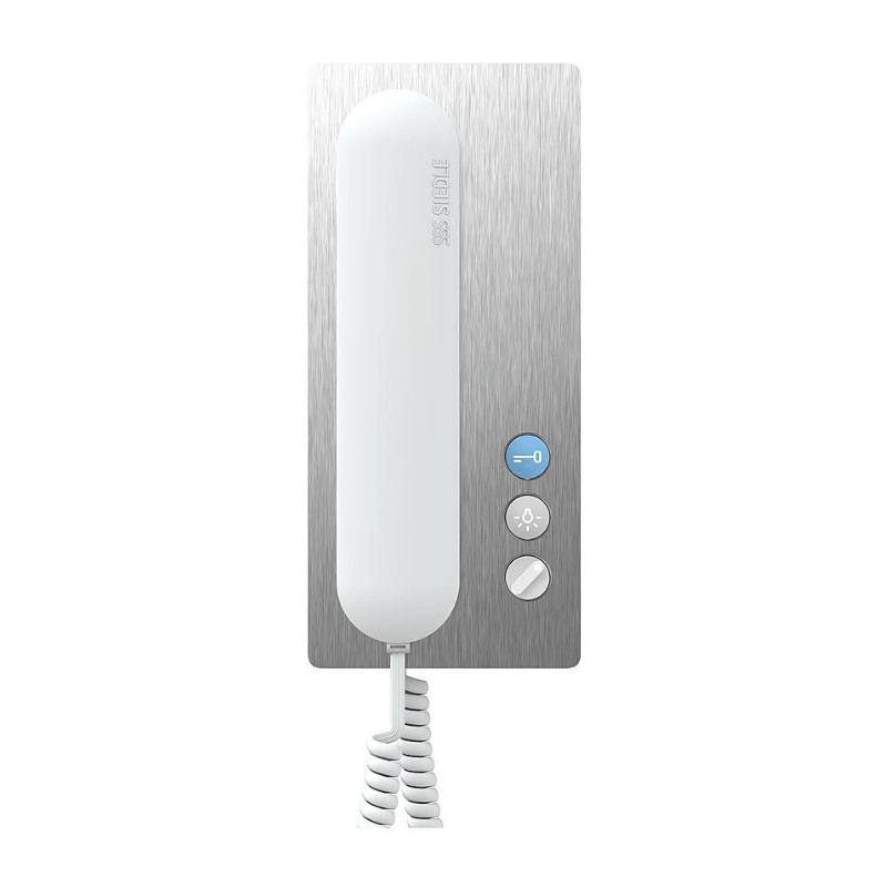 Siedle HTS 811-01 E/W Haustelefon – 1+n, Hörer, edelstahl/weiß