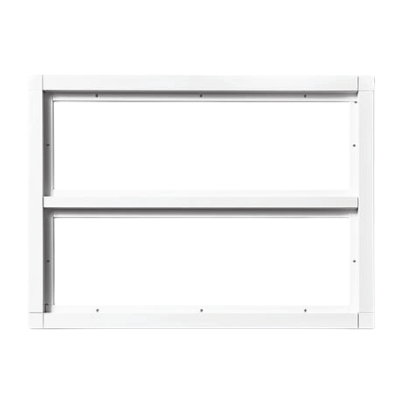 Siedle Kombirahmen KR 613-2 – 2-fach, Modernisierung, silber metallic