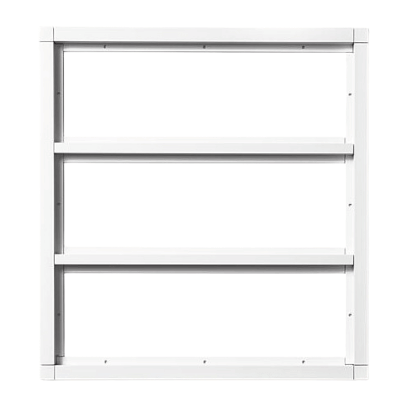 Siedle Kombirahmen KR 613-3 – 3-fach, Modernisierung, silber metallic