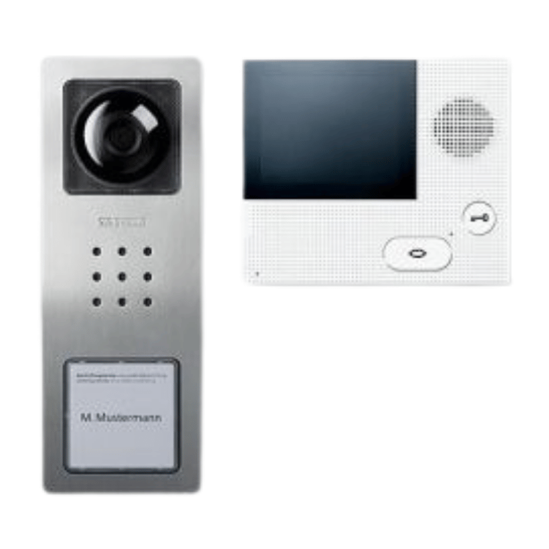 Siedle SET Video-Set CVB 850-1 E/W – Basic, In-Home-Bus, 1x Innenstation, weiß | edelstahl