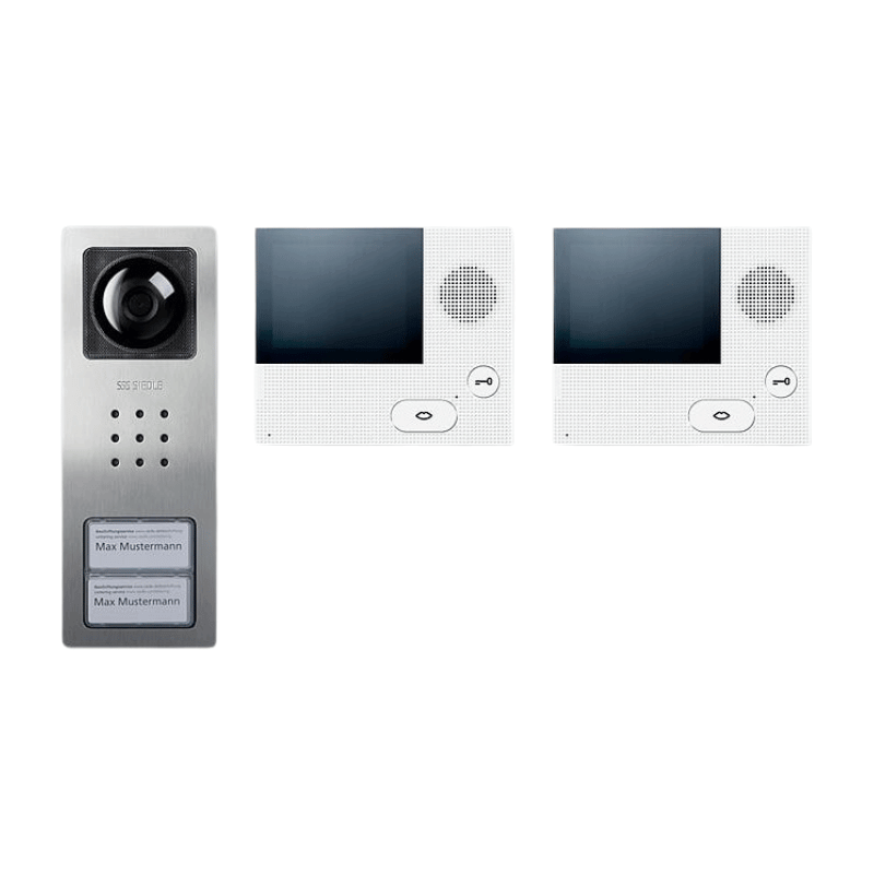 Siedle SET CVB 850-2 E/W Basic Audio-Set – In-Home-Bus, inkl. 2 Video-Innenstation